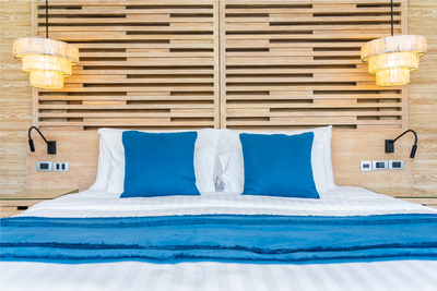 Hotel-fresh linens turned around between AirBnB guests